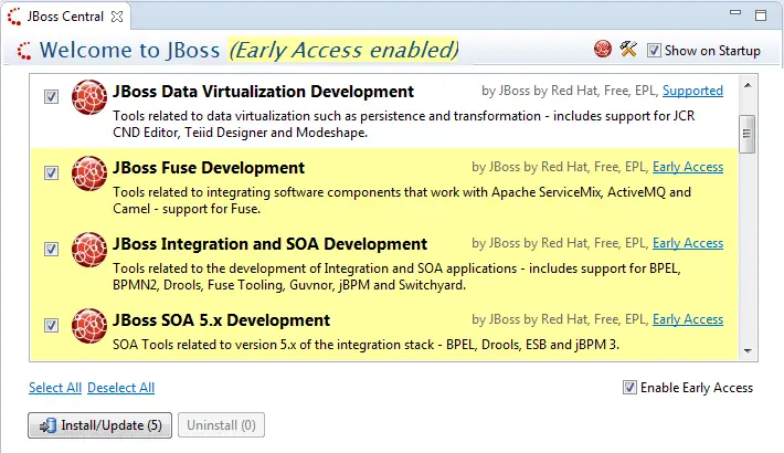 jboss fuse tools installation developer studio