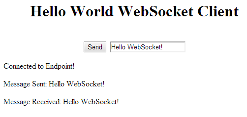 hello world websockets