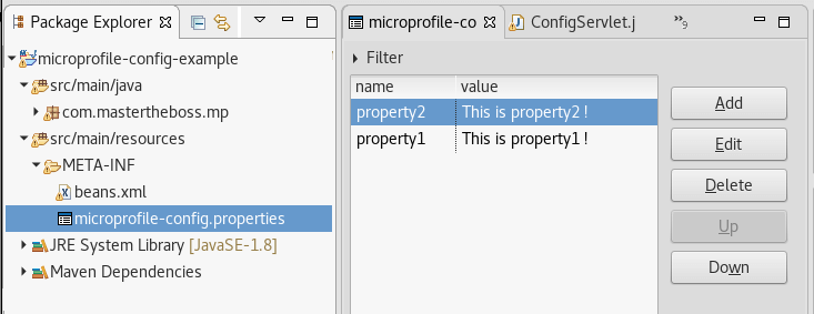 eclipse microprofile wildfly