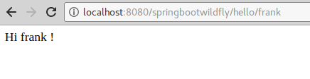 Spring Boot Hello World JBoss