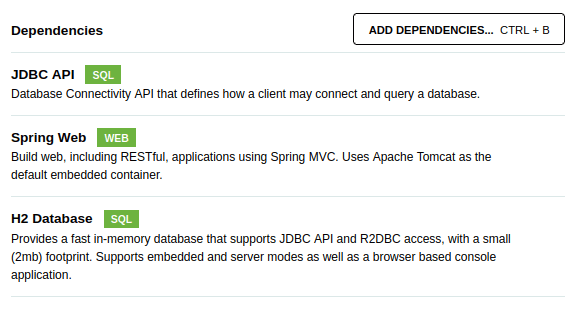 spring boot jdbctemplate