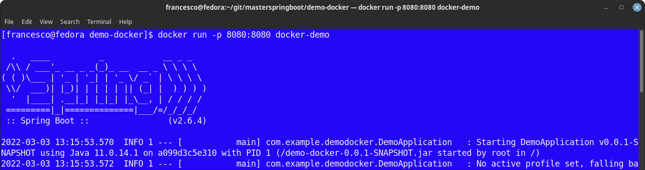 spring boot dockerfile