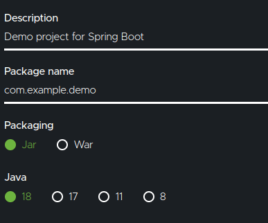 java 18 spring boot