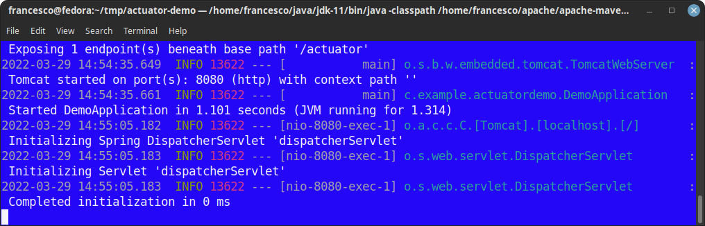 spring boot thread dump