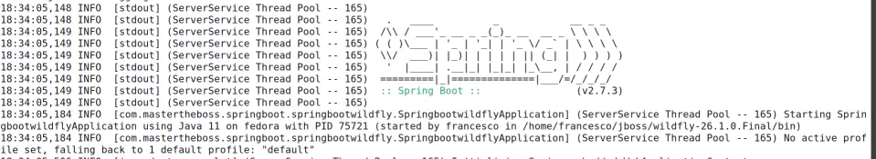 spring boot wildfly deploy war